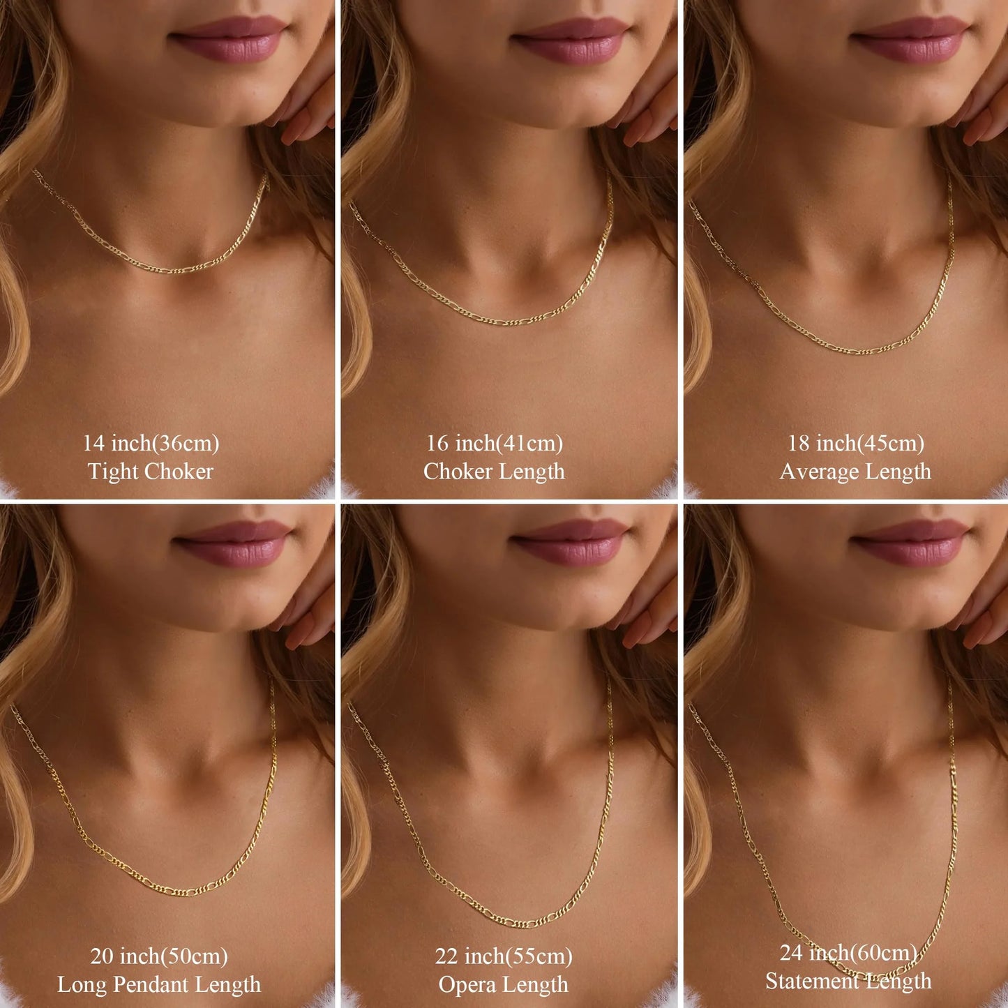 18K Gold Plated Chains for Women Men Boys 3Mm/5Mm Figaro Curb Link Necklace Birthday Valentines Day Jewelry Gifts Teen Him Her Dad Son Boyfriend Adults Kids Age Ideas 14/16/18/20/22/24 Inch